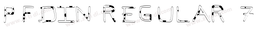 PFDin Regular 7字体转换